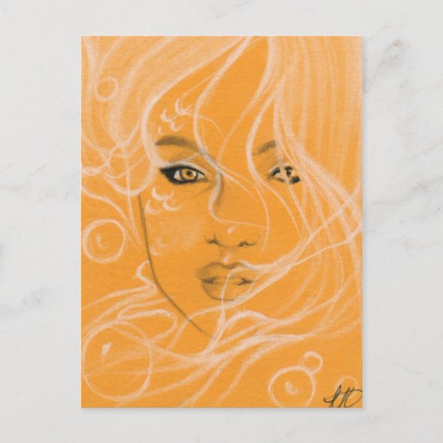 Postal mágica de Mermaid (Anverso)