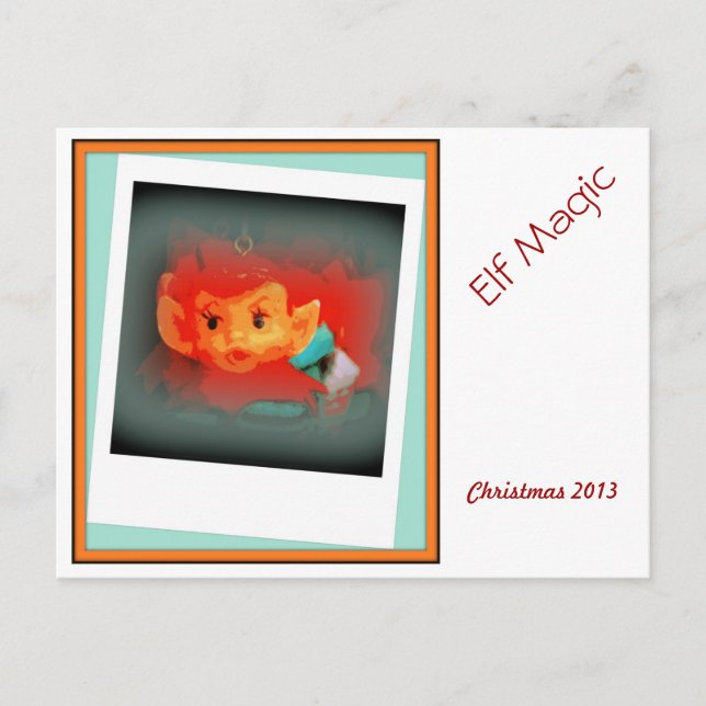 Postal Mágica Elf Por Todd D. Martin (Anverso)