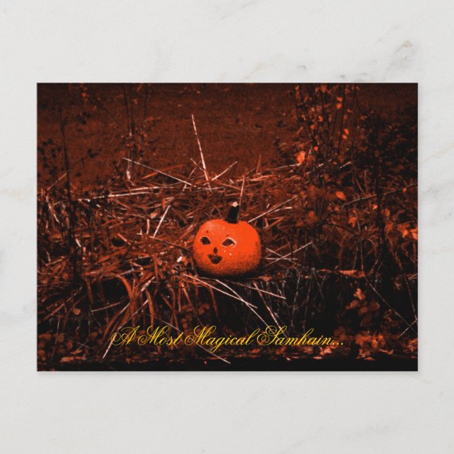 Postal mágica samhain (Anverso)