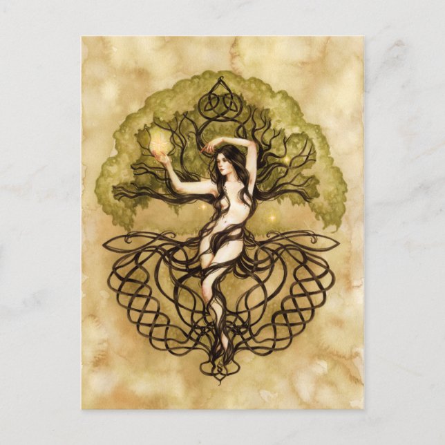 Postal Mágica Vida en Tierra (Anverso)