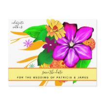 Magical & Bold Floral Guardar la fecha