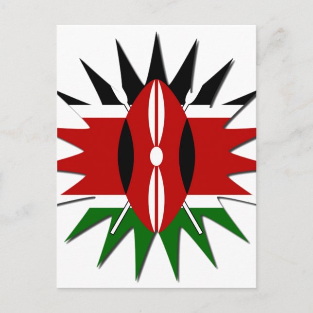 Postal Magical Kenia: Celebrando el Día Mundial del Turis (Anverso)