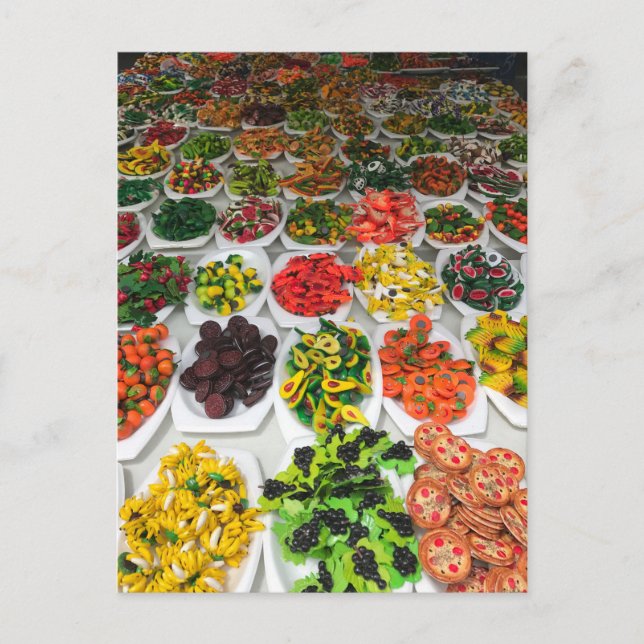 Postal Magnates hechos a mano, Street Fair, Nueva York Ci (Anverso)