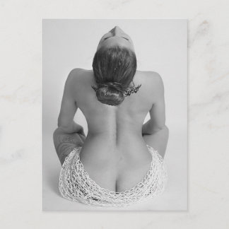Postal Magnífica fotografía de arte modelo
