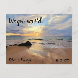 Postal Magnífica playa de Maui que tenemos Maui d