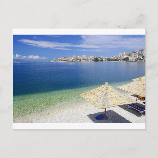 POSTAL MAGNÍFICAS VISTAS A LA PLAYA (Anverso)