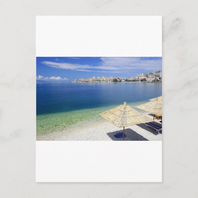 POSTAL MAGNÍFICAS VISTAS A LA PLAYA (Anverso)