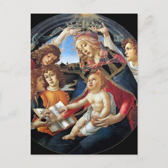 Postal Magnificat Madonna (Anverso)