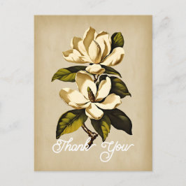 Postal Magnolia Elegante Gracias
