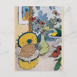 Postal Magnolia en Vase, después de Matisse