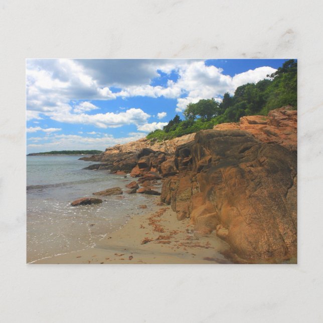 Postal Magnolia Gray Beach Manchester junto al mar (Anverso)