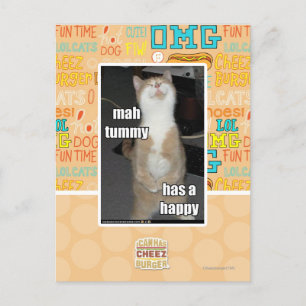 Postal Mah tummy es feliz