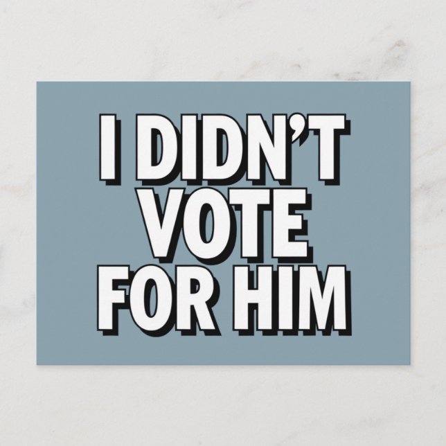 Postal MAHA vuelve a hacer patriótico a Estados Unidos sa (Anverso)