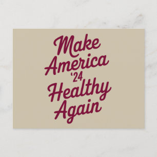 Postal MAHA vuelve a hacer patriótico a Estados Unidos sa