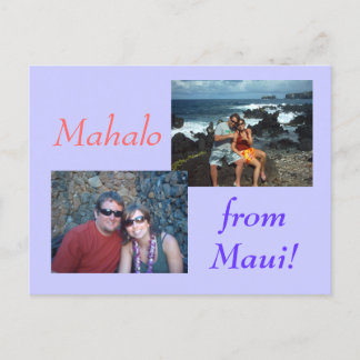 Postal ¡Mahalo, de Maui!