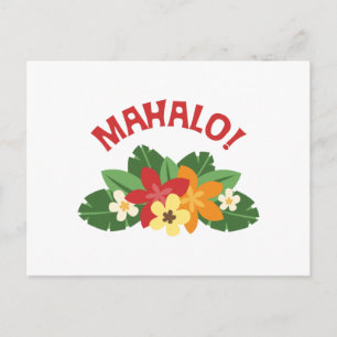 Postal Mahalo Flowers