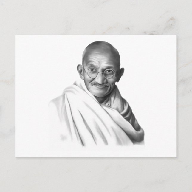 Postal Mahatma Gandhi (Anverso)
