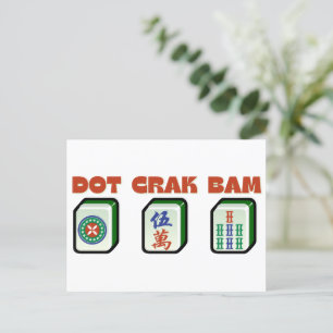 Postal Mahjong Dot Crak Bam