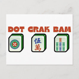 Postal Mahjong Dot Crak Bam