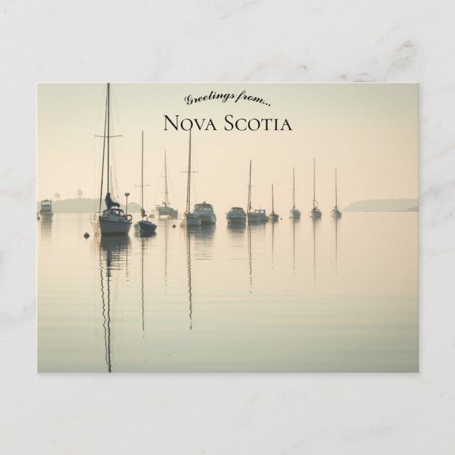 Postal Mahone Harbor Mahone Bay Nova Scotia (Anverso)