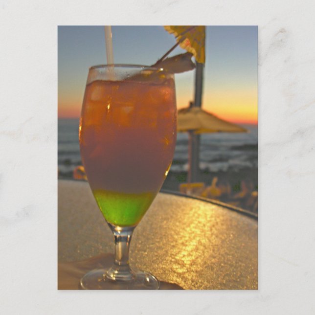 Postal Mai Tai Sunset (Anverso)
