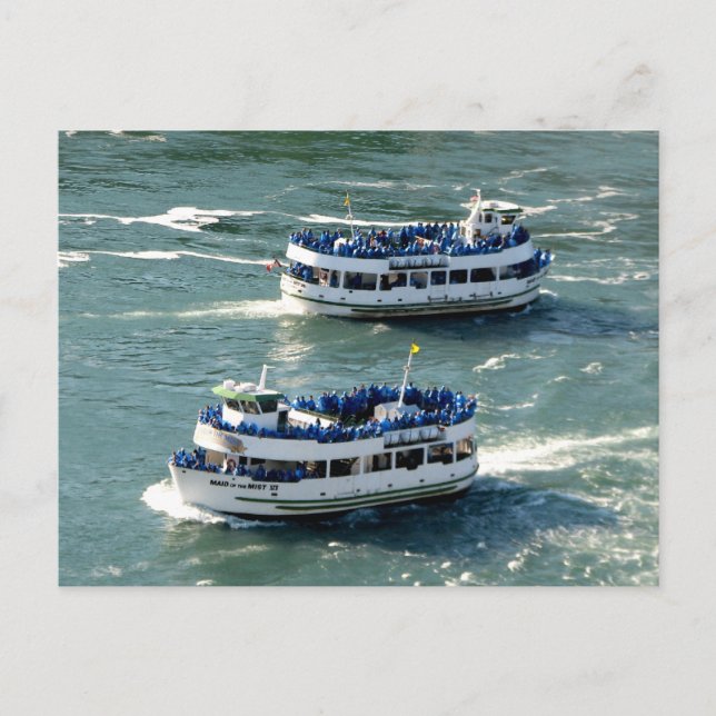Postal Maid of the Mist Boat: Cataratas del Niágara (Anverso)