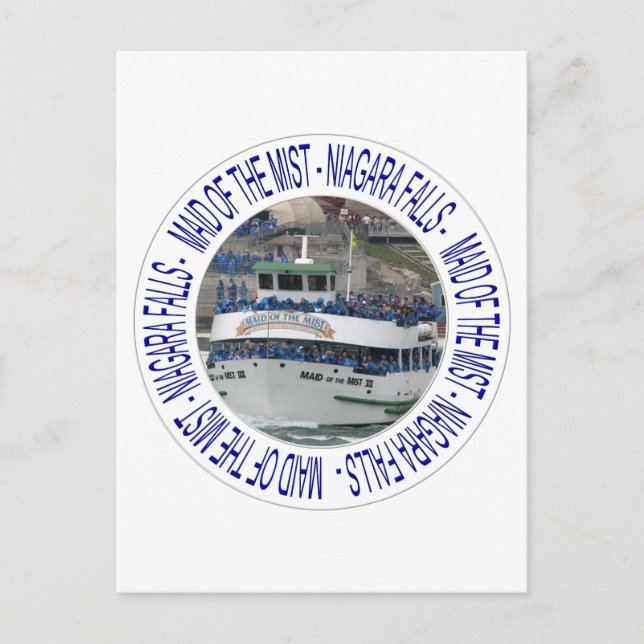 Postal Maid of the nist - Cataratas del Niágara (Anverso)