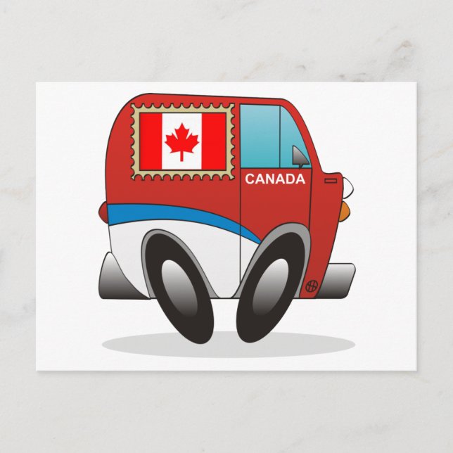 Postal Mail Truck Canada (Anverso)