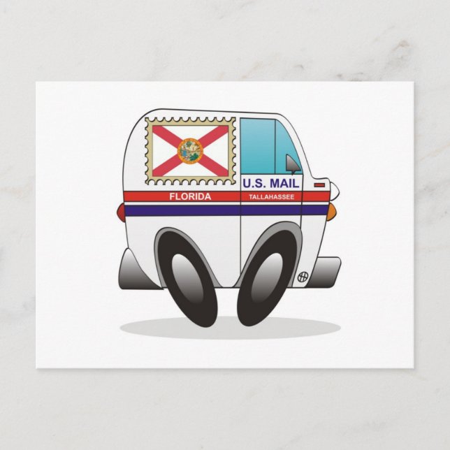 Postal Mail Truck FLORIDA (Anverso)