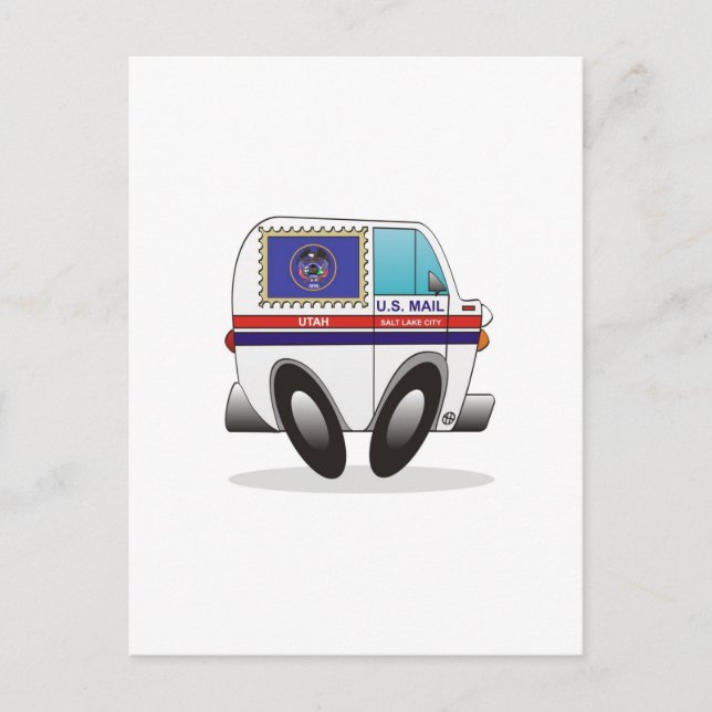 Postal Mail Truck UTAH (Anverso)