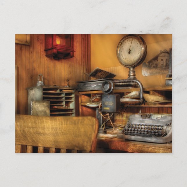 Postal Mailman - En la oficina (Anverso)