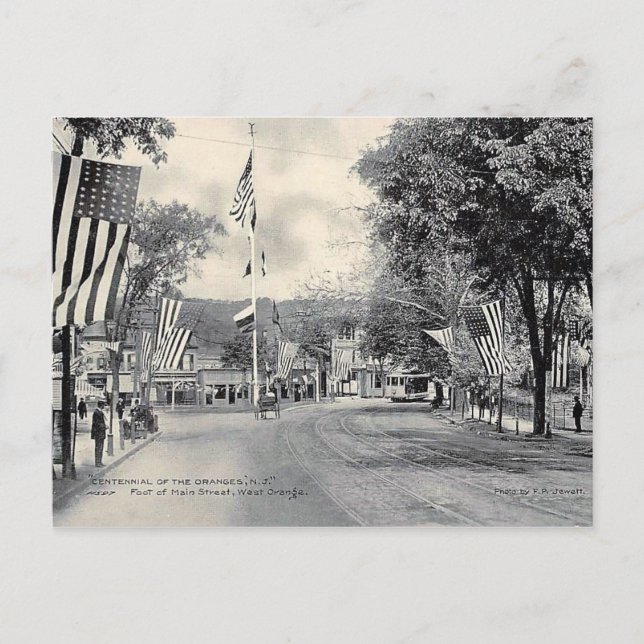 Postal Main St Celebration, West Naranja, NJ Vintage (Anverso)