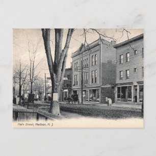 Postal Main St, Madison, Nueva Jersey, 1908