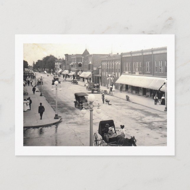 Postal Main St, Rahway, NJ Vintage (Anverso)