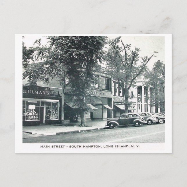 Postal Main St, Southampton, Long Island NY Vintage (Anverso)