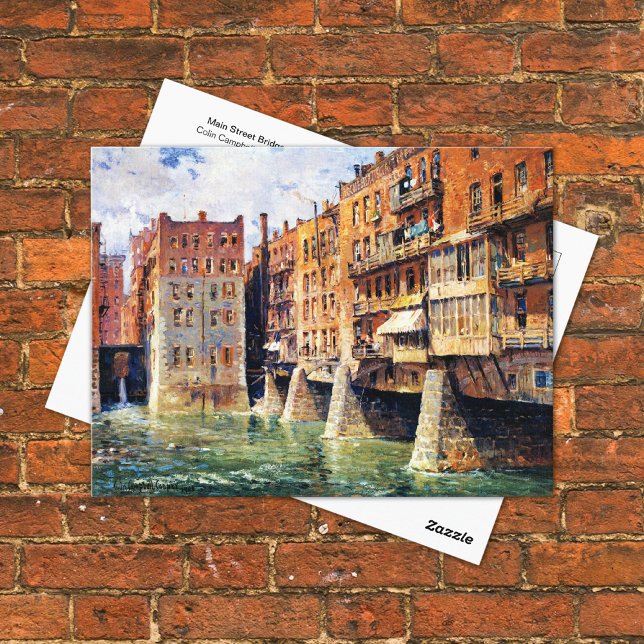 Postal Main Street Bridge Rochester NY Colin Cooper (Subido por el creador)