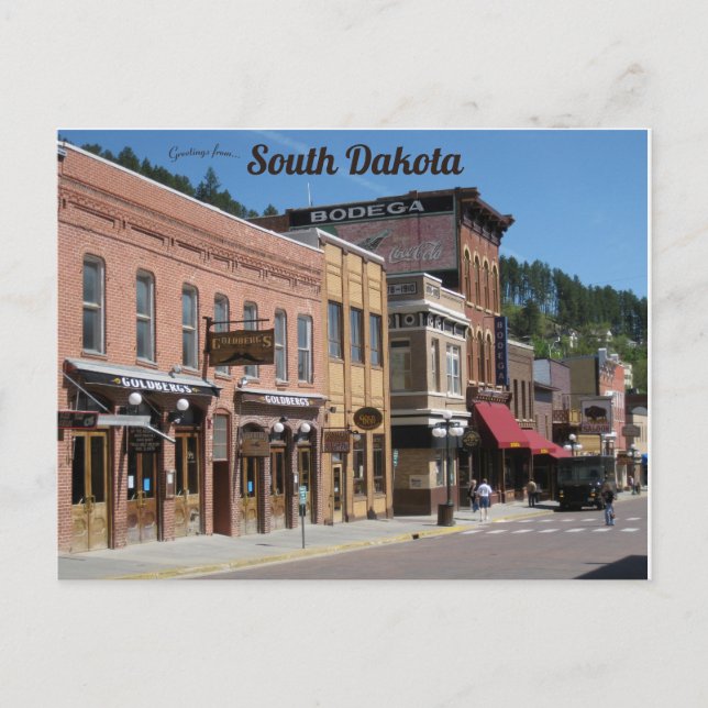 Postal Main Street Deadwood South Dakota (Anverso)