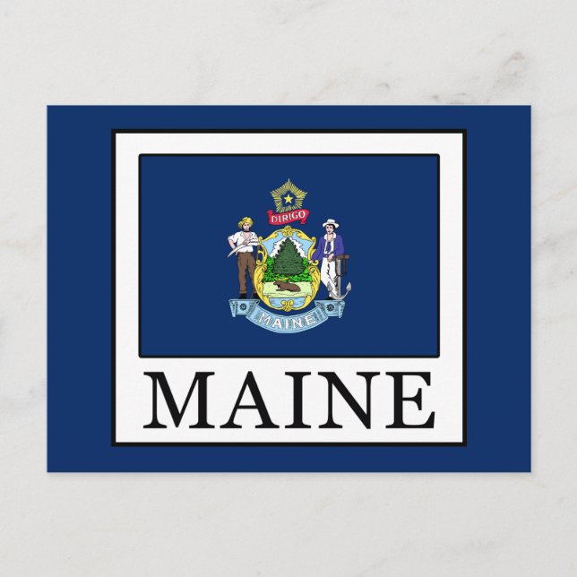 Postal Maine (Anverso)
