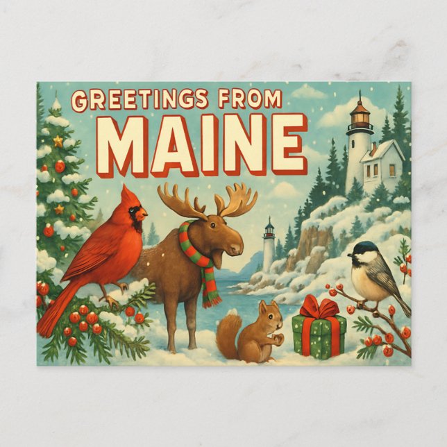 postal MAINE (Anverso)