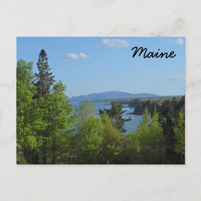 Postal Maine - Bahía de Frenchman (Anverso)