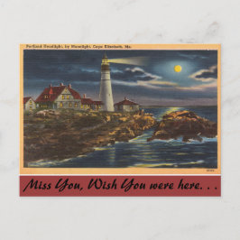 Postal Maine, faro de Portland, Cabo Elisabeth