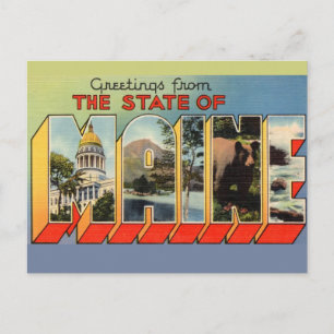 Postal Maine Greeting