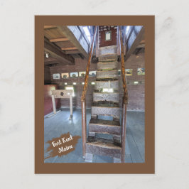 Postal Maine Historical Sites Fort Kent Blockhouse