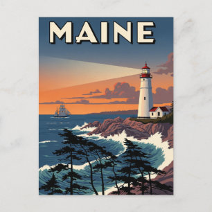 Postal Maine Lighthouse Travel