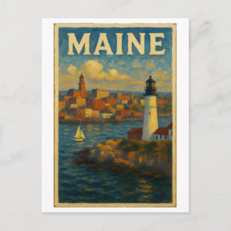Postal Maine Postcard