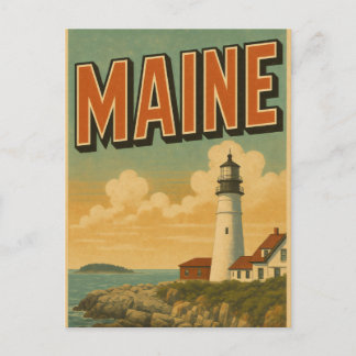 Postal Maine Postcard
