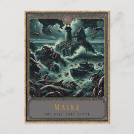 Postal Maine | Postcarta de arte gótico