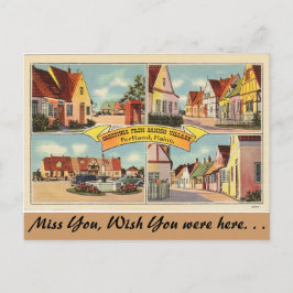 Postal Maine, saludos de aldea danesa