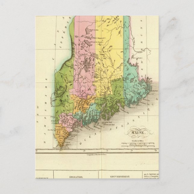 Postal Maine US (Anverso)