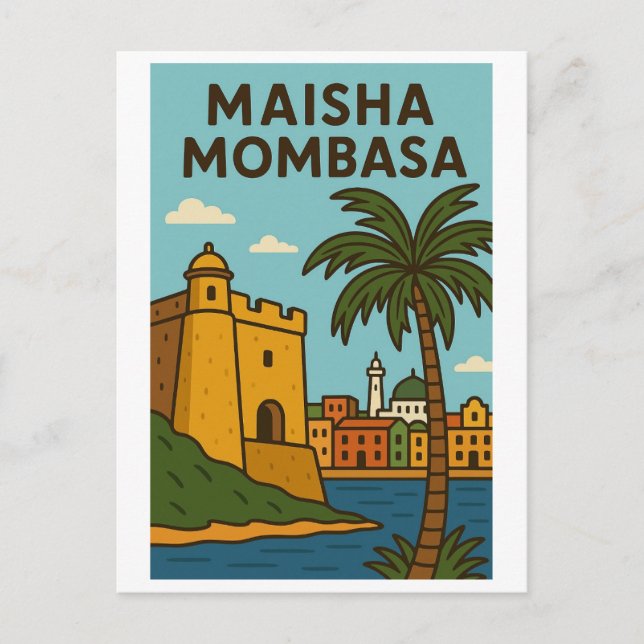 Postal - Maisha Mombasa (Anverso)